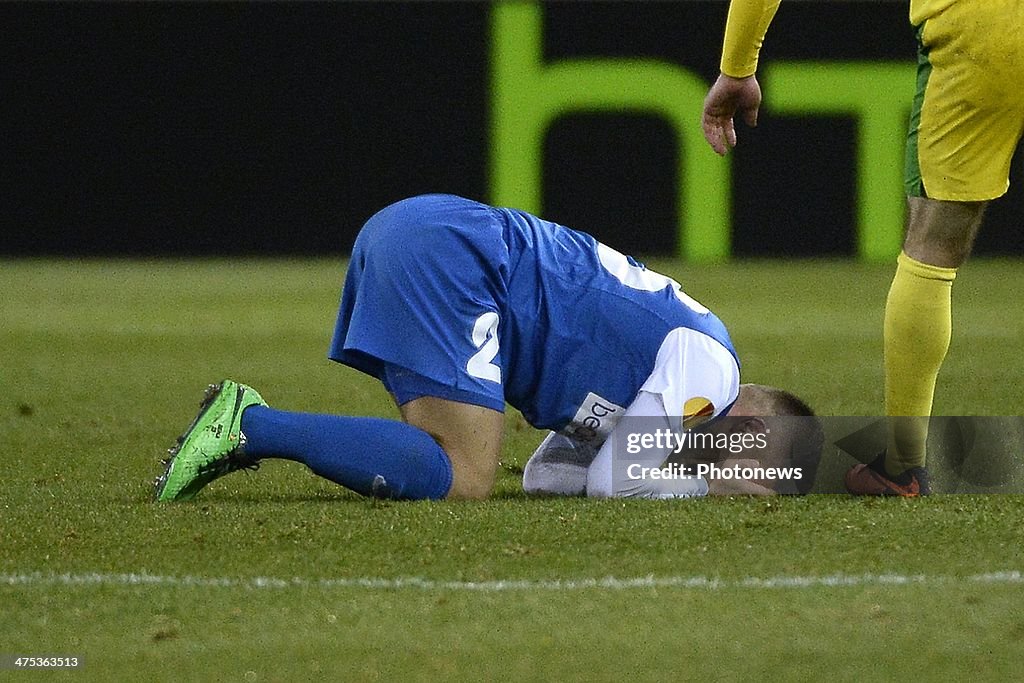 KRC Genk v FC Anji Makhachkala - UEFA Europa League Round of 32