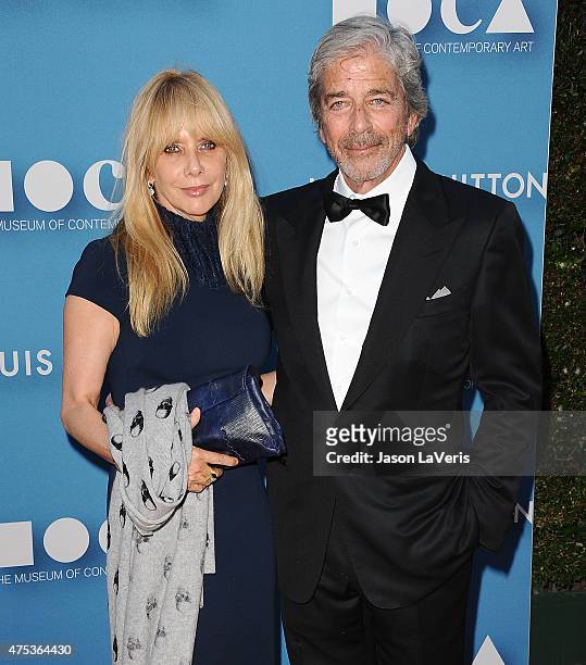 Actress Rosanna Arquette and husband Todd Morgan attend the 2015 MOCA Gala at The Geffen Contemporary at MOCA on May 30, 2015 in Los Angeles,...