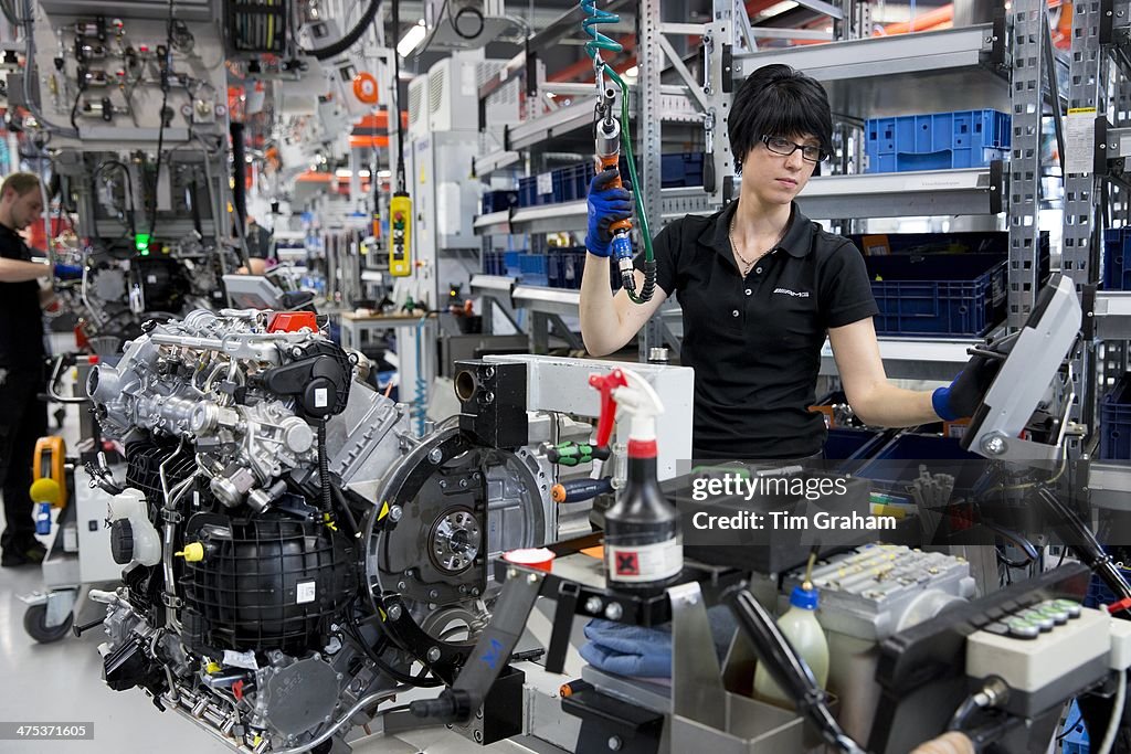 Mercedes-AMG Engine Factory in Germany - Woman Builds V8 Engine
