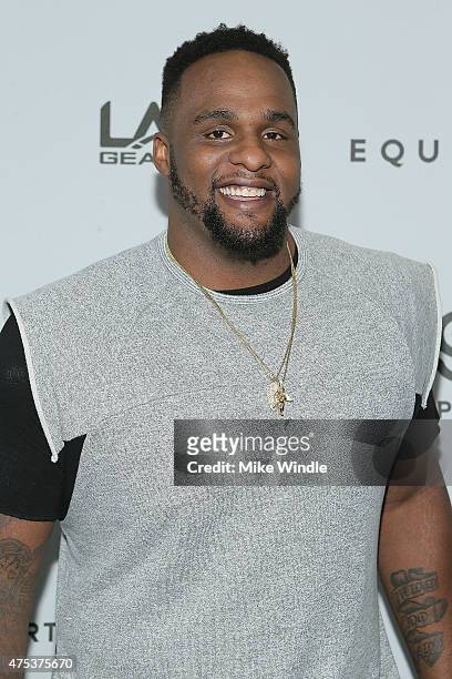Basketball player Glen Davis attends the Equinox "Celebrity Basketball Spectacular" To Benefit Sports Spectacular on May 30, 2015 in West Los...