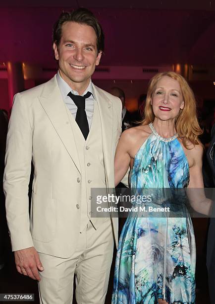 Cast members Bradley Cooper and Patricia Clarkson attend an after party celebrating the VIP Gala Preview of "The Elephant Man" at The Haymarket Hotel...