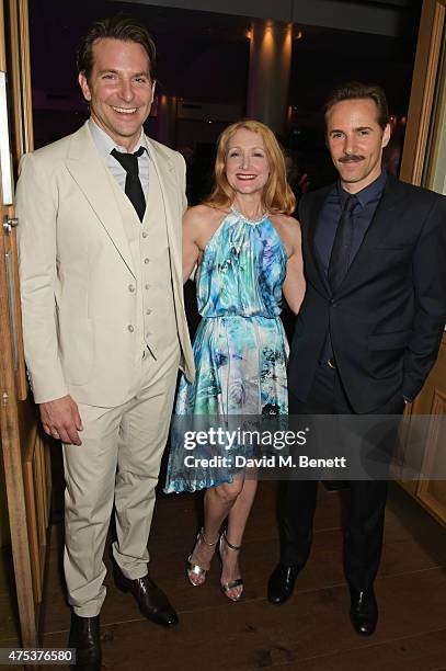 Cast members Bradley Cooper, Patricia Clarkson and Alessandro Nivola attend an after party celebrating the VIP Gala Preview of "The Elephant Man" at...