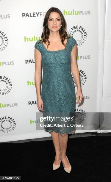 Actress Julie Gonzalo participates in The Paley Center For Media's PaleyFest 2013 Honoring "Dallas" held at The Saban Theater on March 10, 2013 in...