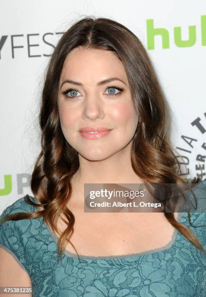 Actress Julie Gonzalo participates in The Paley Center For Media's PaleyFest 2013 Honoring "Dallas" held at The Saban Theater on March 10, 2013 in...