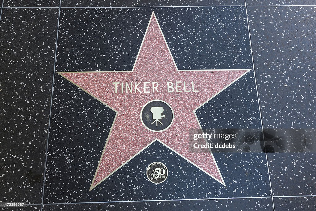 Hollywood Walk of Fame Star Tinker Bell