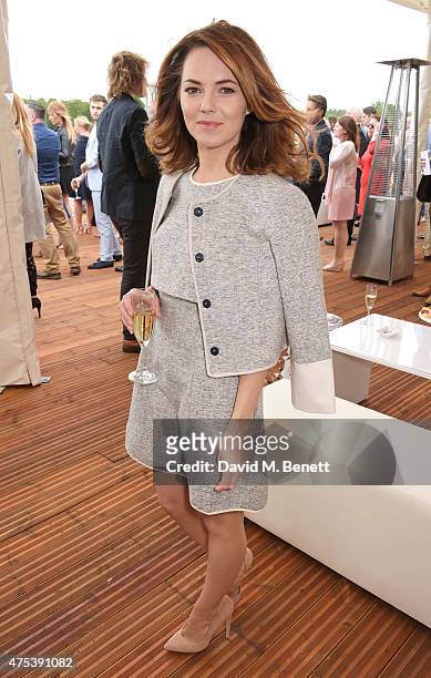 Kara Tointon attends day two of the Audi Polo Challenge at Coworth Park on May 31, 2015 in London, England.