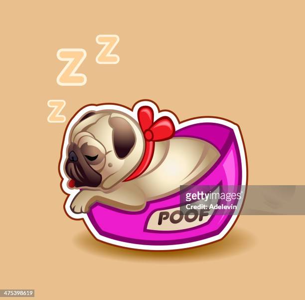 65 Puppy Sleeping Cartoon High Res Illustrations - Getty Images