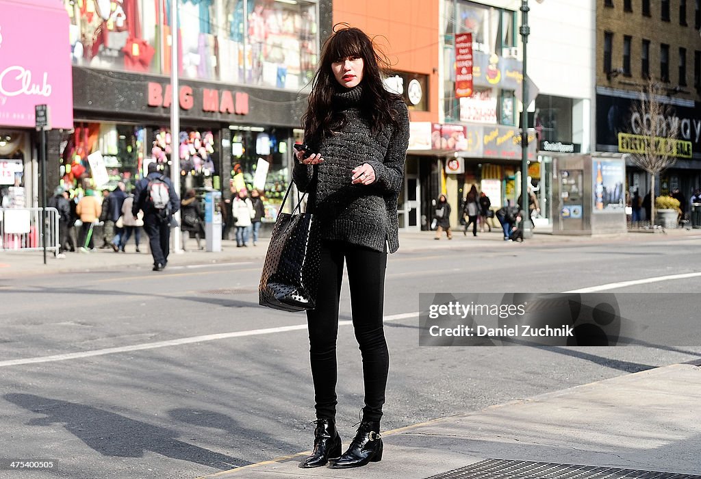 Nanette Lepore - Sketch To Street Style - Mercedes-Benz Fashion Week Fall 2014