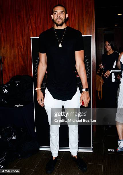 Javale McGee attends LA Gear Presents Sports Spectacular Charity Basketball Game Hosted By Tyga on May 30, 2015 in Los Angeles, California.