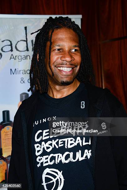 Granderson attends LA Gear Presents Sports Spectacular Charity Basketball Game Hosted By Tyga on May 30, 2015 in Los Angeles, California.