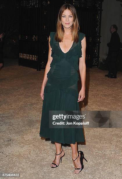 Actress Michelle Monaghan attends the Burberry "London in Los Angeles" event at Griffith Observatory on April 16, 2015 in Los Angeles, California.