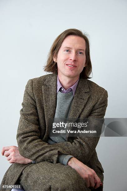 Director Wes Anderson at "The Grand Budapest Hotel" Press Conference at the Crosby Hotel on February 26, 2014 in New York City.
