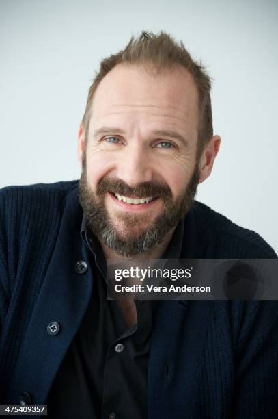 Ralph Fiennes at "The Grand Budapest Hotel" Press Conference at the Crosby Hotel on February 26, 2014 in New York City.