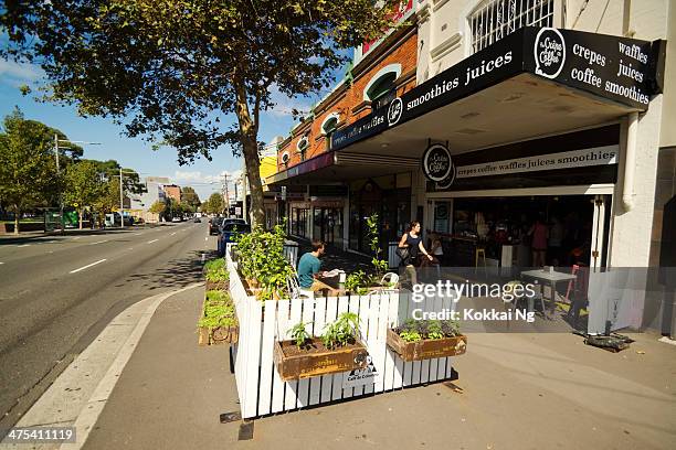 redfern - the crepe & coffee co. cafe - restaurant sydney outside stock pictures, royalty-free photos & images