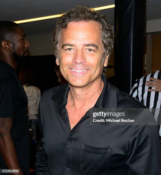 Roger Lodge attends LA Gear Presents Sports Spectacular Charity Basketball Game Hosted By Tyga on May 30, 2015 in Los Angeles, California.