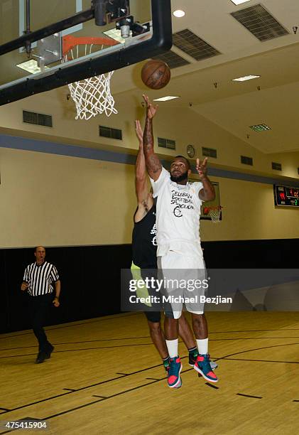 General view as seen at LA Gear Presents Sports Spectacular Charity Basketball Game Hosted By Tyga on May 30, 2015 in Los Angeles, California.