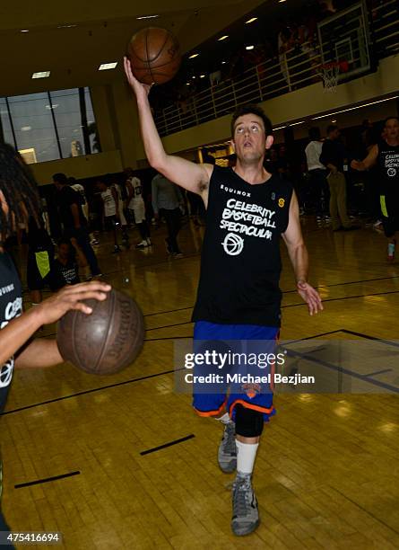 Ben Lyons attends LA Gear Presents Sports Spectacular Charity Basketball Game Hosted By Tyga on May 30, 2015 in Los Angeles, California.