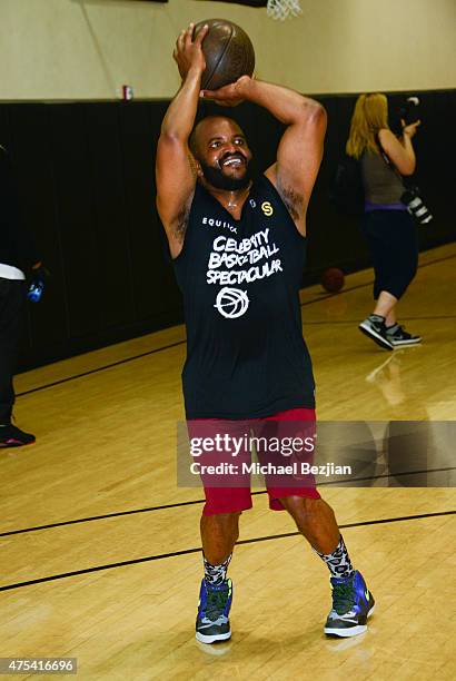 Sal Masekela attends LA Gear Presents Sports Spectacular Charity Basketball Game Hosted By Tyga on May 30, 2015 in Los Angeles, California.