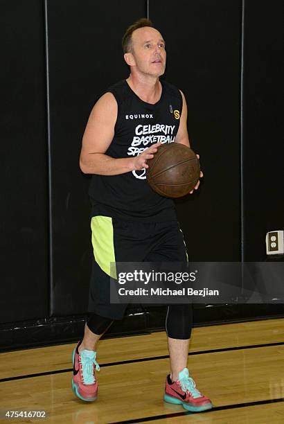 Clark Gregg attends LA Gear Presents Sports Spectacular Charity Basketball Game Hosted By Tyga on May 30, 2015 in Los Angeles, California.