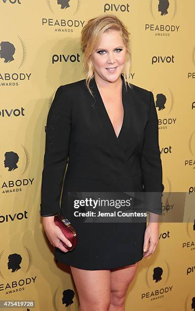 Comedian Amy Schumer attends The 74th Annual Peabody Awards Ceremony at Cipriani Wall Street on May 31, 2015 in New York City.