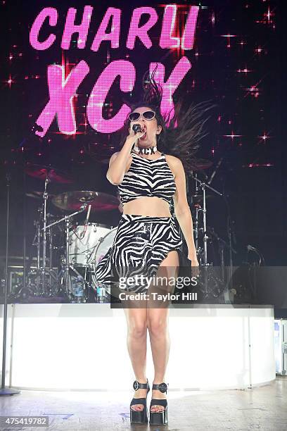 Charli XCX performs during the 2015 Sweetlife Festival at Merriweather Post Pavillion on May 31, 2015 in Columbia, Maryland.