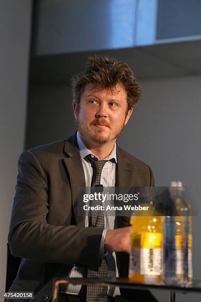 Writer Beau Willimon speaks on stage during Vulture Festival Presents: Beau Willimon In Conversation at Milk Studios on May 31, 2015 in New York City.