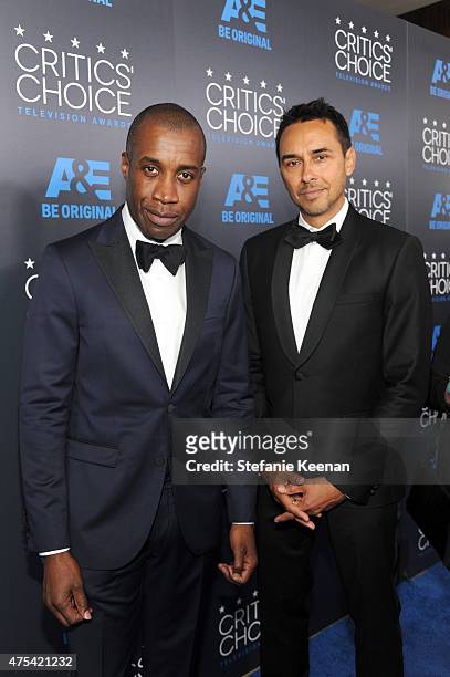 Writer/director Clement Virgo and producer Damon D'Oliveira attend the 5th Annual Critics' Choice Television Awards at The Beverly Hilton Hotel on...