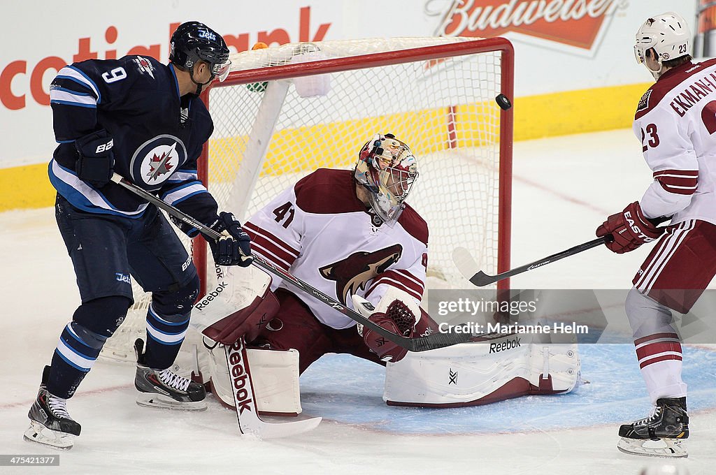 Phoenix Coyotes v Winnipeg Jets