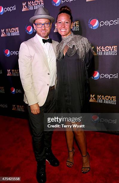 Recording artist tobyMac and wife Amanda McKeehan attend the 3rd Annual KLOVE Fan Awards at the Grand Ole Opry House on May 31, 2015 in Nashville,...