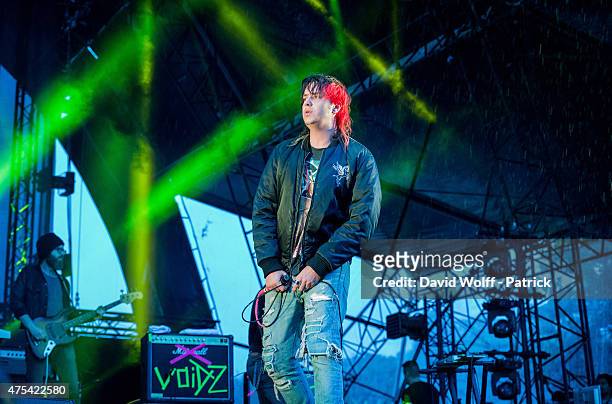 Julian Casablancas perfroms with Julian Casablancas and the Voidz at We Love Green Festival on May 31, 2015 in Paris, France.