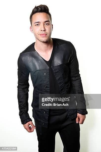 Prince Royce attends the 103.5 KTU's KTUphoria 2015 - Backstage at Nikon at Jones Beach Theater on May 31, 2015 in Wantagh, New York.
