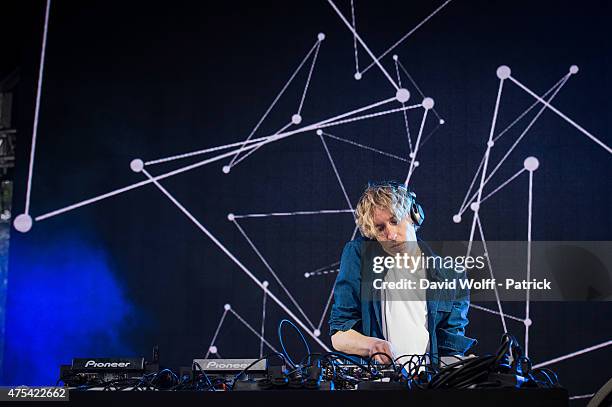 Daniel Avery performs at We Love Green Festival on May 31, 2015 in Paris, France.