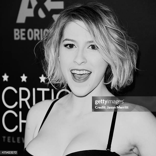 Actress Eden Sher attends the 5th Annual Critics' Choice Television Awards at The Beverly Hilton Hotel on May 31, 2015 in Beverly Hills, California.