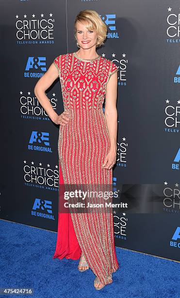 Actress Joelle Carter attends the 5th Annual Critics' Choice Television Awards at The Beverly Hilton Hotel on May 31, 2015 in Beverly Hills,...