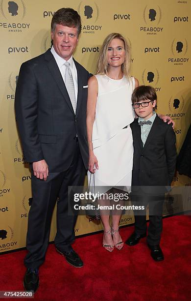 Dr. Jeffrey P. Jones, Director, George Foster Peabody Awards University of Georgia and family attend The 74th Annual Peabody Awards Ceremony at...