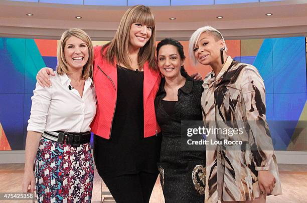 Raven Symone and Michelle Collins join co-hosts Whoopi Goldberg and Nicolle Wallace on "THE VIEW," 5/21/15 airing on the Walt Disney Television via...