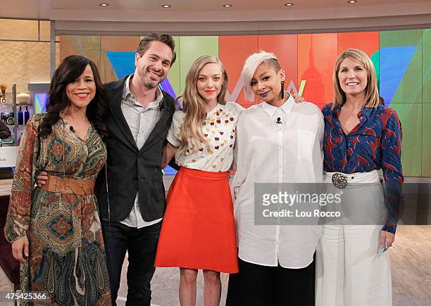 Raven Symone and Michelle Collins join co-hosts Whoopi Goldberg and Nicolle Wallace on "THE VIEW," airing FRIDAY, MAY 22 on the Disney General...
