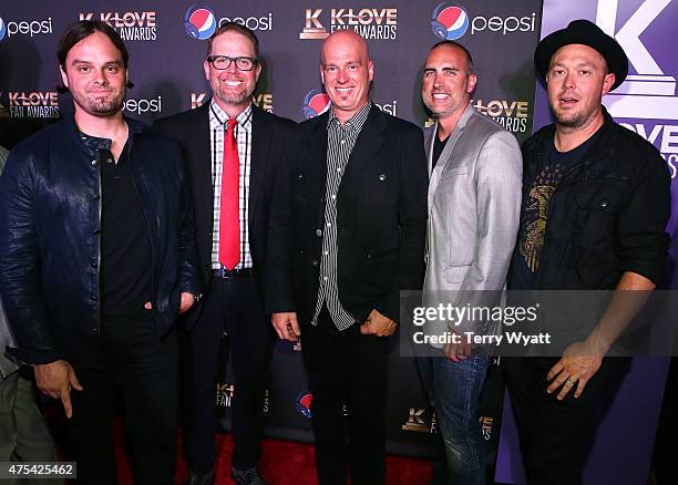 Mercy Me attends the 3rd Annual KLOVE Fan Awards at the Grand Ole Opry House on May 31, 2015 in Nashville, Tennessee.