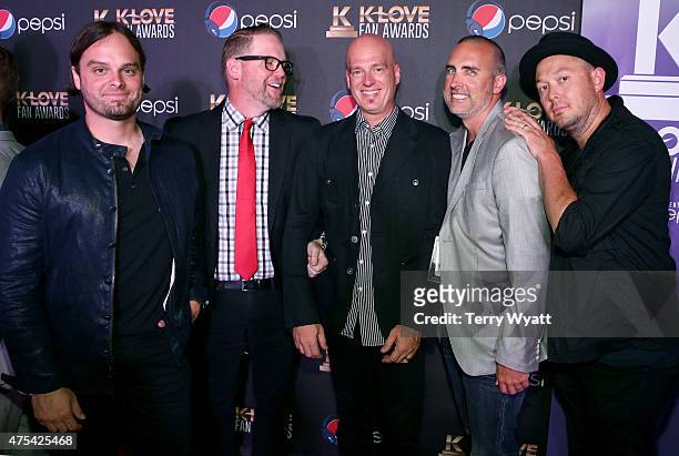 Mercy Me attends the 3rd Annual KLOVE Fan Awards at the Grand Ole Opry House on May 31, 2015 in Nashville, Tennessee.