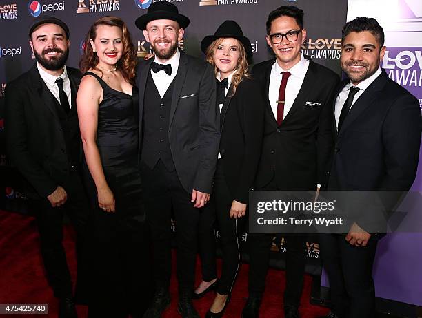 Musical group I Am They attend the 3rd Annual KLOVE Fan Awards at the Grand Ole Opry House on May 31, 2015 in Nashville, Tennessee.