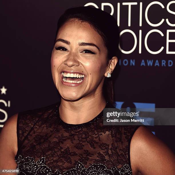 Actress Gina Rodriguez attends the 5th Annual Critics' Choice Television Awards at The Beverly Hilton Hotel on May 31, 2015 in Beverly Hills,...