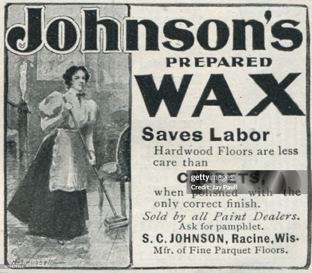 Ad For Johnson's Floor Wax
