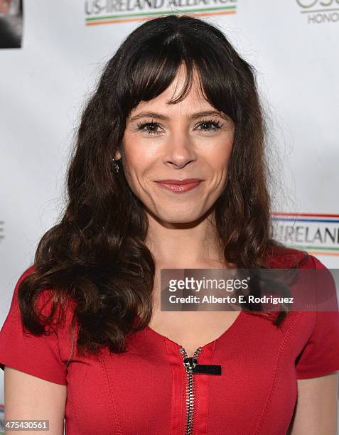 Actress Elaine Cassidy attends the 9th Annual "Oscar Wilde: Honoring The Irish In Film" Pre-Academy Awards event at Bad Robot on February 27, 2014 in...