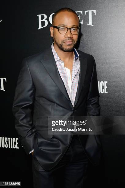 Choreographer Columbus Short attends the 7th Annual Hollywood Domino and Bovet 1822 Gala benefiting artists for peace and justice at Sunset Tower on...