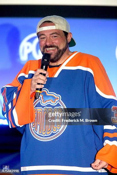 President, SModCo Kevin Smith speaks at the 7th Annual Produced By Conference at Paramount Studios on May 31, 2015 in Hollywood, California.