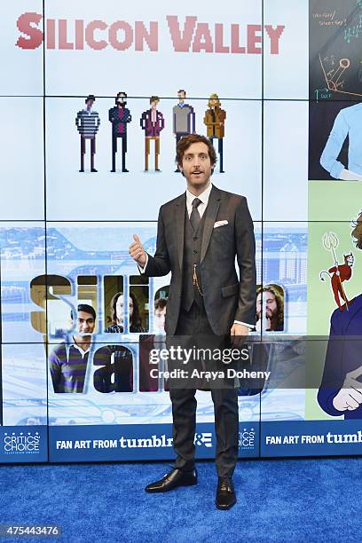 Actor Thomas Middleditch attends the 5th Annual Critics' Choice Television Awards at The Beverly Hilton Hotel on May 31, 2015 in Beverly Hills,...