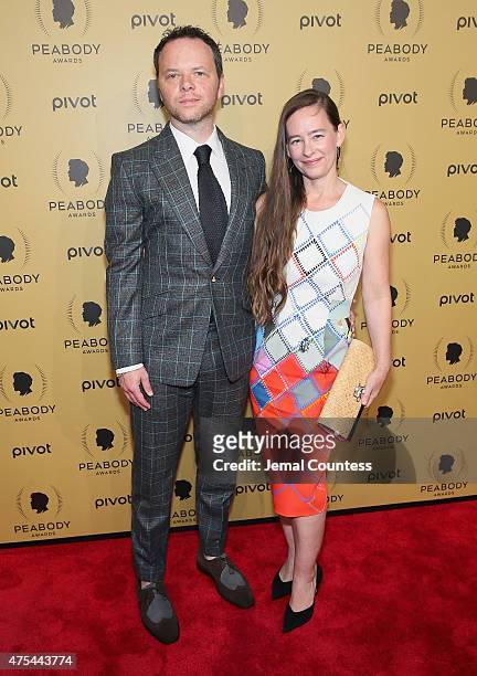 Producer Noah Hawley and Kyle Hawley attend The 74th Annual Peabody Awards Ceremony at Cipriani Wall Street on May 31, 2015 in New York City.