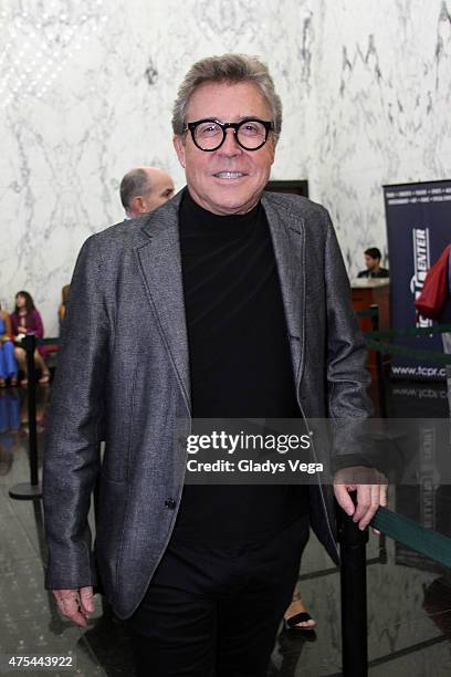 Fashion designer Nono Maldonado attends the Nydia Caro Concert 'Trayectoria' at Centro de Bellas Artes on May 31, 2015 in San Juan, Puerto Rico.