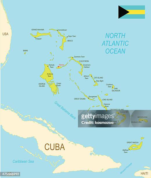 bahamas - hispaniola stock illustrations