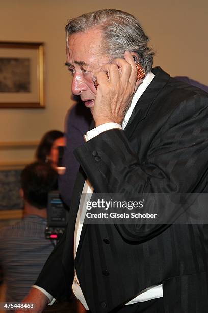 Richard Lugner attends the traditional Vienna Opera Ball at Vienna State Opera on February 27, 2014 in Vienna, Austria.